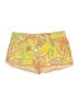 Lilly Pulitzer For Target 100% Rayon Paisley Yellow Shorts Size XS - photo 1
