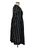 Shein Argyle Black Casual Dress Size L - photo 4