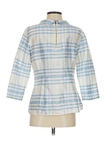 Devon Baer 3/4 Sleeve Silk Top (view 2)