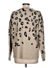 Cupcakes & Cashmere 100% Acrylic Animal Print Tan Pullover Sweater Size L - photo 2