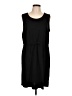 St. John's Bay Solid Black Casual Dress Size L - photo 1
