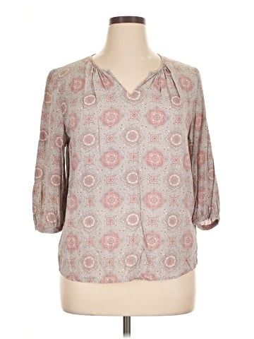 Anne Carson 3/4 Sleeve Blouse (view 1)