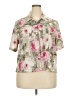 Koret 100% Polyester Floral Ivory Short Sleeve Blouse Size 18 - photo 1