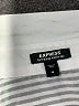 Express Stripes Silver Long Sleeve Blouse Size M - photo 7