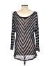 Blue Bird Chevron-herringbone Blue Pullover Sweater Size L - photo 2