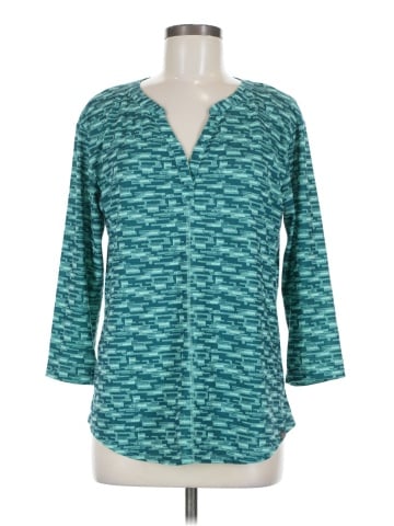 L.L.Bean 3/4 Sleeve Blouse (view 1)