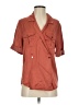 Left Coast by Dolan Orange Short Sleeve Blouse Size XS - photo 1
