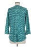 L.L.Bean Teal 3/4 Sleeve Blouse Size Med reg - photo 2