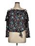A. Byer Teal 3/4 Sleeve Blouse Size XL - photo 1