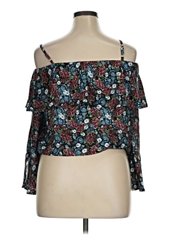 A. Byer 3/4 Sleeve Blouse (view 2)