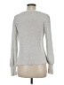 Velvet by Graham & Spencer Silver Pullover Sweater Size M - photo 2