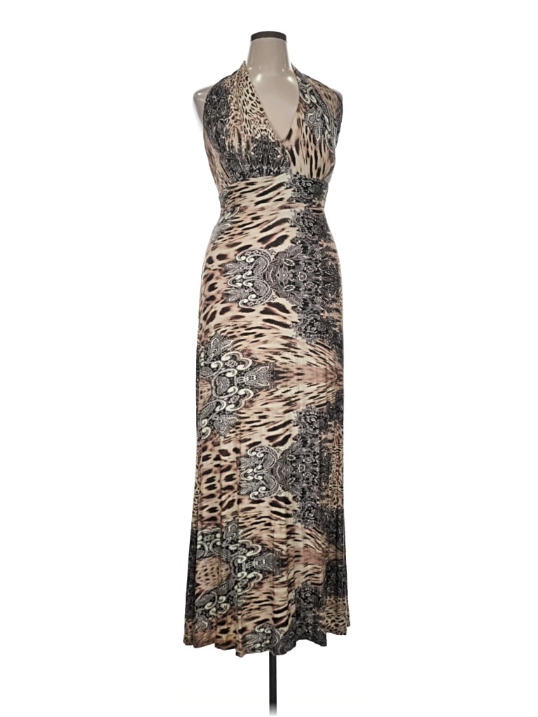 Pre-owned Venus Cocktail Dress In Brown