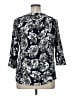Monday Fun Black 3/4 Sleeve Blouse Size 1X - photo 2