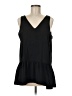 Who What Wear 100% Polyester Black Sleeveless Blouse Size M - photo 1