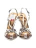 Marc Fisher Metallic Silver Sandals Size 11 - photo 2