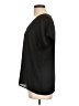 Soprano 100% Polyester Black Short Sleeve Blouse Size L - photo 5