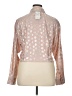 MICHAEL Michael Kors Polka Dots Pink Long Sleeve Blouse Size XL - photo 2