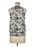 Laundry by Shelli Segal 100% Polyester Silver Sleeveless Blouse Size 6 - photo 2