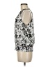 Laundry by Shelli Segal 100% Polyester Silver Sleeveless Blouse Size 6 - photo 5