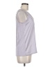 Ann Taylor 100% Polyester Silver Tank Top Size M - photo 4