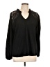 Maurices Black Long Sleeve Blouse Size L - photo 1