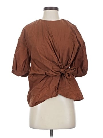 OAK + FORT Short Sleeve Blouse (view 1)
