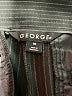 George Chevron-herringbone Black Dress Pants Size 10 - photo 7