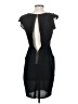 Topshop 100% Polyester Solid Black Cocktail Dress Size 4 - photo 2