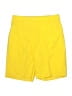 Shein Solid Yellow Athletic Shorts Size 12 - photo 1