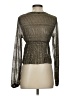 Fashion Nova Metallic Silver Long Sleeve Blouse Size XS - photo 2