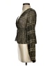 Fashion Nova Metallic Silver Long Sleeve Blouse Size XS - photo 5