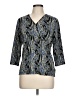 East5th Blue 3/4 Sleeve Blouse Size L - photo 1