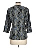 East5th Blue 3/4 Sleeve Blouse Size L - photo 2