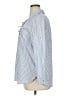 Calvin Klein Stripes Blue 3/4 Sleeve Button-Down Shirt Size XL - photo 5
