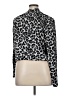 Unbranded Animal Print Silver Long Sleeve Blouse Size XL (estimated) - photo 2