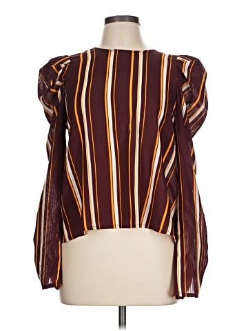 Hot & Delicious Long Sleeve Blouse (view 1)