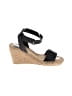 Tory Burch 100% Leather Black Wedges Size 9 - photo 1
