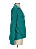 Yoana Baraschi 100% Polyester Teal Long Sleeve Blouse Size XS - photo 4