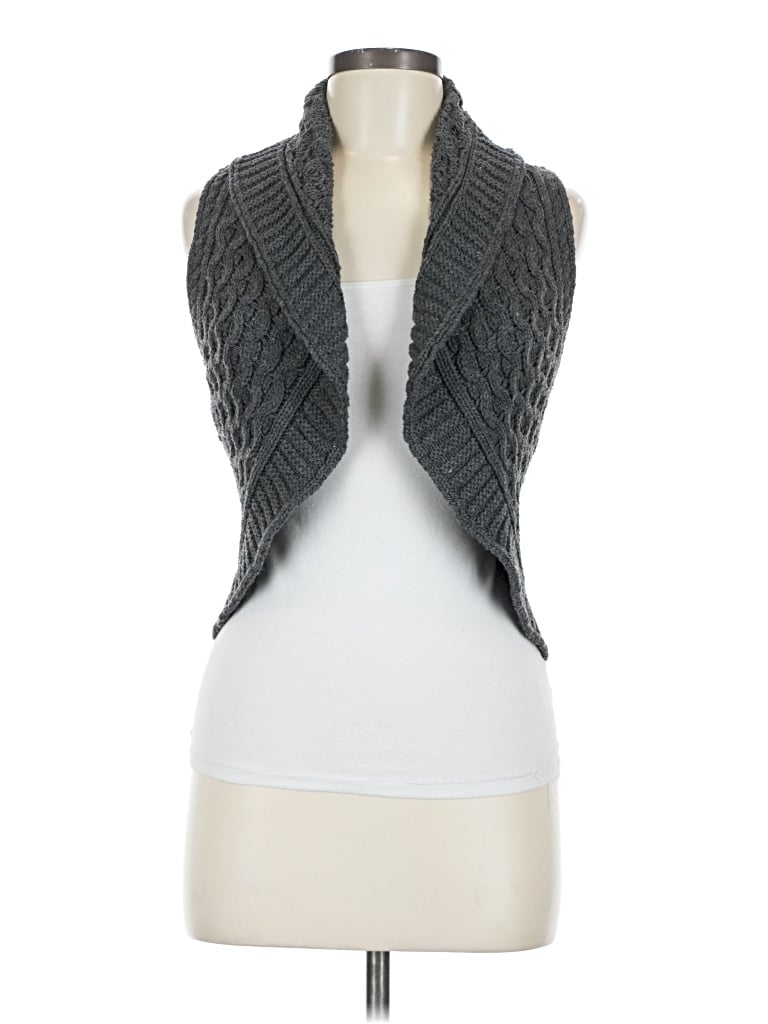 Pre-owned It's Our Time Sweater Vest In Gray