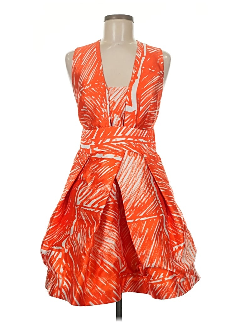Pre-owned Milly Cocktail Dress In Orange