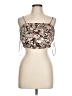 Midnight Sky Brown Sleeveless Blouse Size L - photo 1