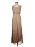 Xscape 100% Polyester Tan Cocktail Dress Size 6 (petite) - photo 1