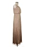Xscape 100% Polyester Tan Cocktail Dress Size 6 (petite) - photo 4