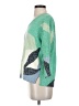 Nic + Zoe Color Block Green Pullover Sweater Size S - photo 5