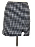 Wild Fable Houndstooth Blue Casual Skirt Size 6 - photo 1