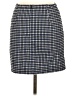 Wild Fable Houndstooth Blue Casual Skirt Size 6 - photo 2