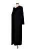 Pink Blush Black Casual Dress Size L - photo 1