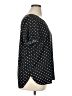 Faded Glory 100% Polyester Polka Dots Black Short Sleeve Top Size XL (16/18) - photo 4
