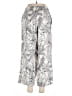 Tahari 100% Linen Paisley Silver Linen Pants Size S - photo 2