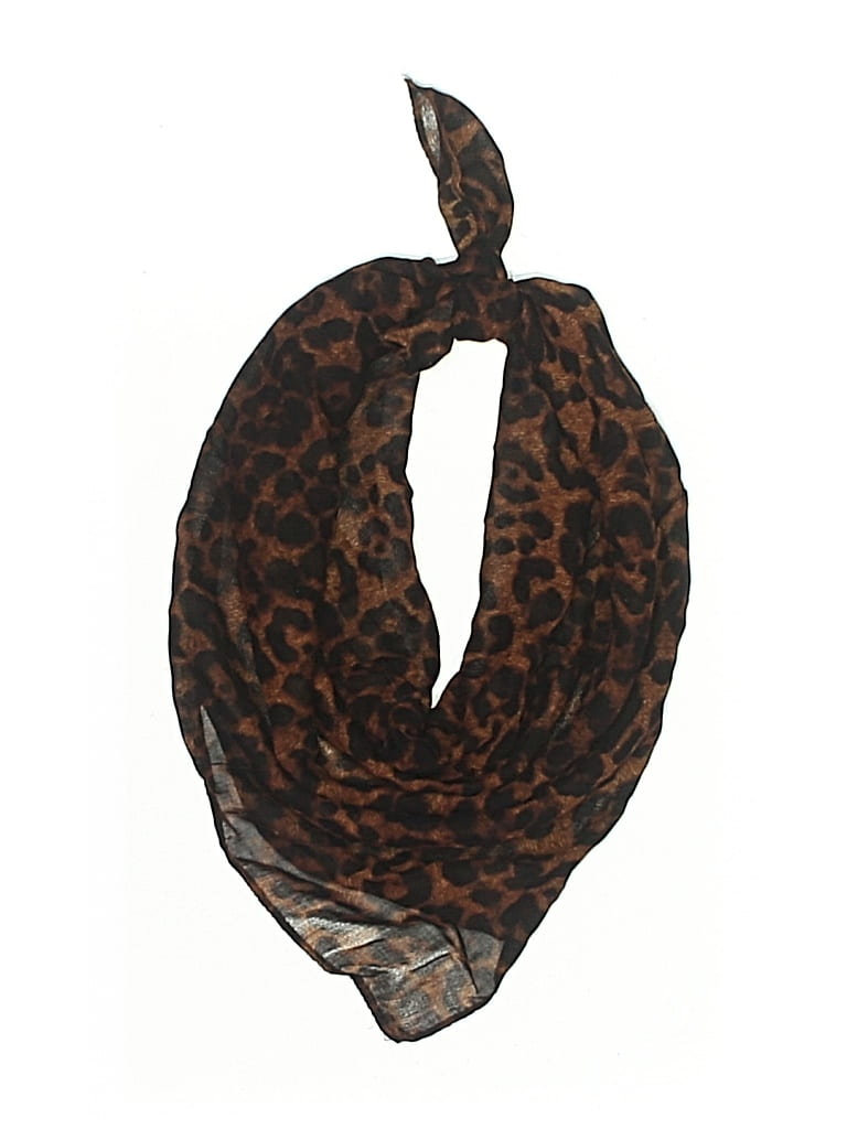 Pre-owned Unbranded Scarf In Brown